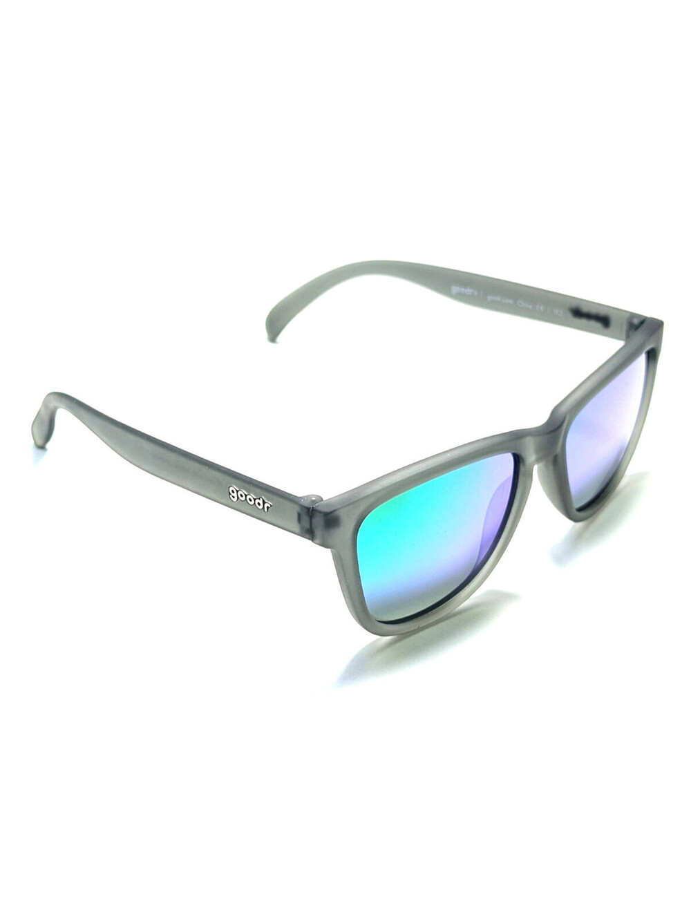 Goodr Silverback Squat Mobility UV Gray Square Men's Fashion Sunglasses